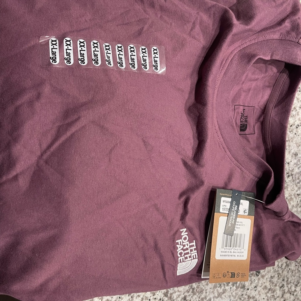 The North Face Maroon T-Shirt
